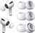 [3 Pairs] Replacement Ear Tips for Airpods Pro and Airpods Pro 2nd Generation with Noise Reduction Hole, Silicone Ear Tips for Airpods Pro with Portable Storage Box and Fit in The Charging Case(S/M/L)