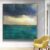 Abstract Marine Art in Teal, Dark Blue and Gold | BOUNDLESS OCEAN