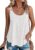 ATHMILE Women’s Tank Tops Eyelet Embroidery Sleeveless Spaghetti Strap Tops Scoop Neck Sexy Loose Fit Casual Summer