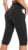 BALEAF Women’s Capris with Pockets Knee Length Capri Leggings High Waisted Stretch for Casual Summer Yoga Workout Exercise