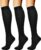 CHARMKING Compression Socks for Women & Men Circulation (3 Pairs) 15-20 mmHg is Best Support for Athletic Running Cycling