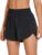 CRZ YOGA Women’s High Waisted Running Shorts Mesh Liner – 3” Dolphin Quick Dry Athletic Gym Track Workout Shorts Zip Pocket