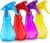 DilaBee Spray Bottles (4-Pack, 8 Oz) Water Spray Bottle for Hair, Plants, Cleaning Solutions, Cooking, BBQ, Squirt Bottle for Cats, Empty Spray Bottles – BPA-Free – Multicolor