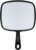 ForPro Professional Collection Extra Large Hand Mirror with Handle, 9″ W x 12″ L, Multi-Purpose Handheld Mirror with Distortion-Free Reflection, Black