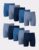 Hanes Men’s FreshIQ Assorted Blues Boxer Briefs w/ ComfortSoft Waistband 10-Pack