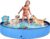 Jecoo Dog Pool for Large Dogs Kiddie Pool Hard Plastic Foldable Dog Bathing Tub Portable Outside Kids Swimming Pool for Pets and Dogs