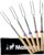 MalloMe Smores Sticks for Fire Pit Long – Marshmallow Roasting Sticks Smores Kit – Smore Skewers Hot Dog Fork Campfire Cooking Equipment, Camping Essentials S’mores Gear Outdoor Accessories 32″ 5 Pack