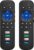 (Pack of 2) Replacement Remote Control Only for Roku TV, Compatible for TCL Roku/Hisense Roku/Onn Roku/Philips Roku Smart TVs(Not for Stick and Box)