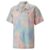 Puma Classics Re:Escape Relaxed TieDye Button Up Shirt Mens Blue Casual Tops 538