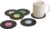 Spinning Hat Retro Vinyl Coasters