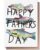 Wunderkid Happy Father’s Day Card, Watercolor Fish, Fishing Card for Dad (Individual, Blank inside)